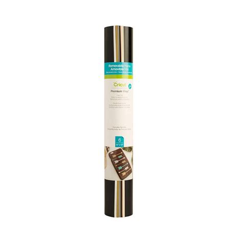 2004314 - Cricut Premium Vinyl Removable 12X12'' 6-Sheet Sampler (Everyday); 6 sheets 12\" x 12\" (30.5 cm x 30.5 cm) in Black, White, Gold, Silver, Coffee, Cream; Removes without residue; Lies flat so you can cut with ease and accuracy; Easy to weed, effortless to apply; Ideal for making easily removable decals, labels, window decor, and more; For all Cricut® cutting machines